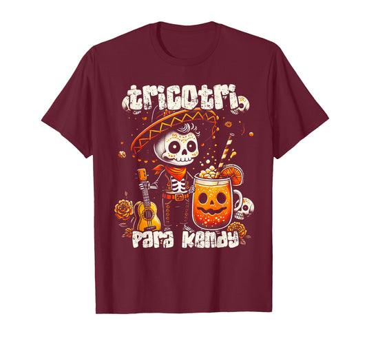 Tricotri Para Kendy Mexicano Halloween T-Shirt