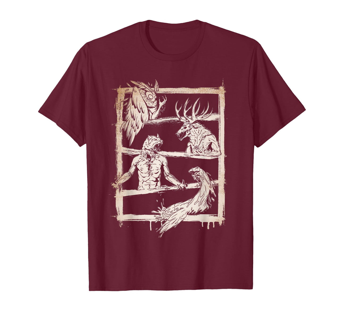 Cryptid Legends - Mothman, Wendigo, Dogman, Lake Monster T-Shirt