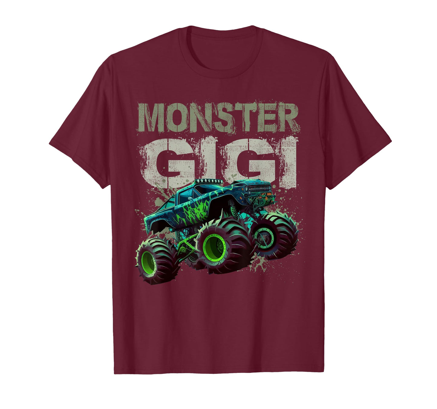Monster Truck Gigi Family Matching Monster Truck Lovers T-Shirt