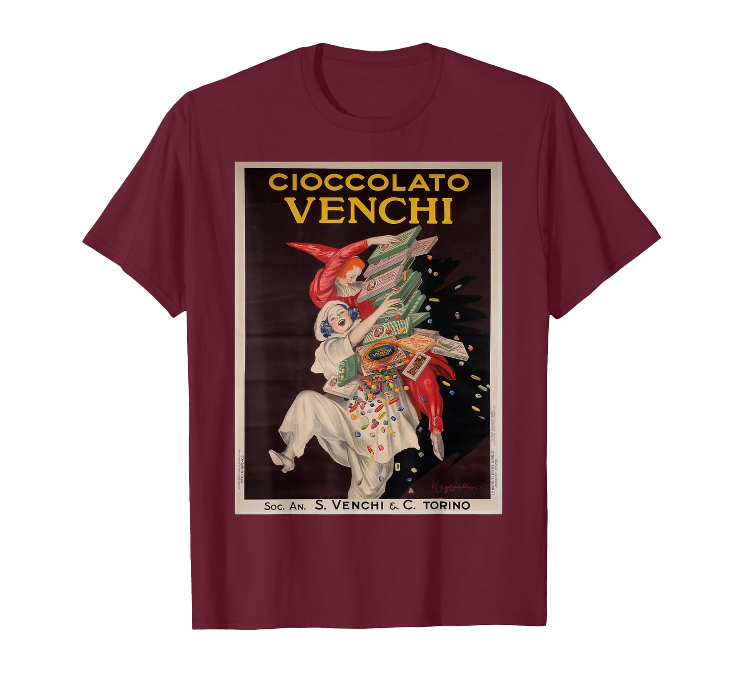 Vintage poster - Cioccolato Venchi Retro T-Shirt T-Shirt