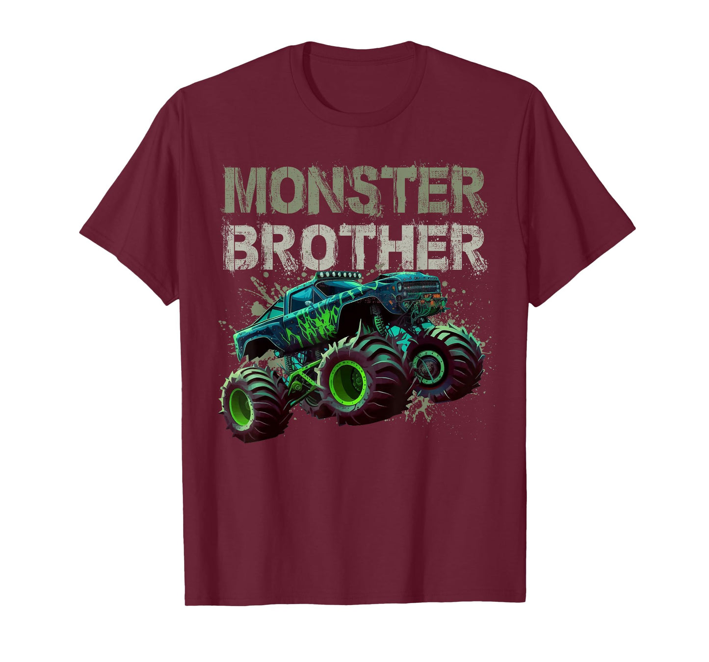Monster Truck Brother Family Matching Monster Truck Lovers T-Shirt