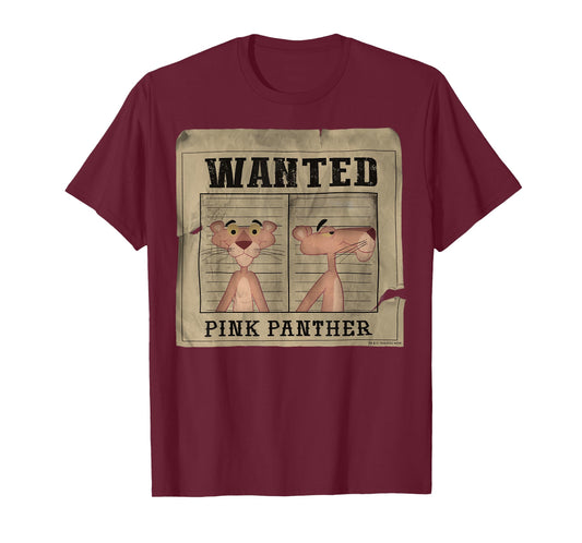 The Pink Panther Wanted Poster T-Shirt Small