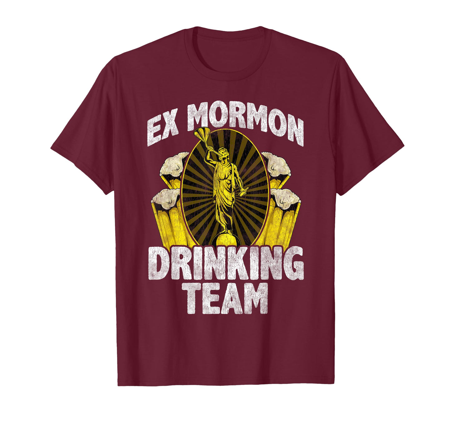 Ex Mormon t shirts Anti Religion Gift Idea Drinking Team T-Shirt
