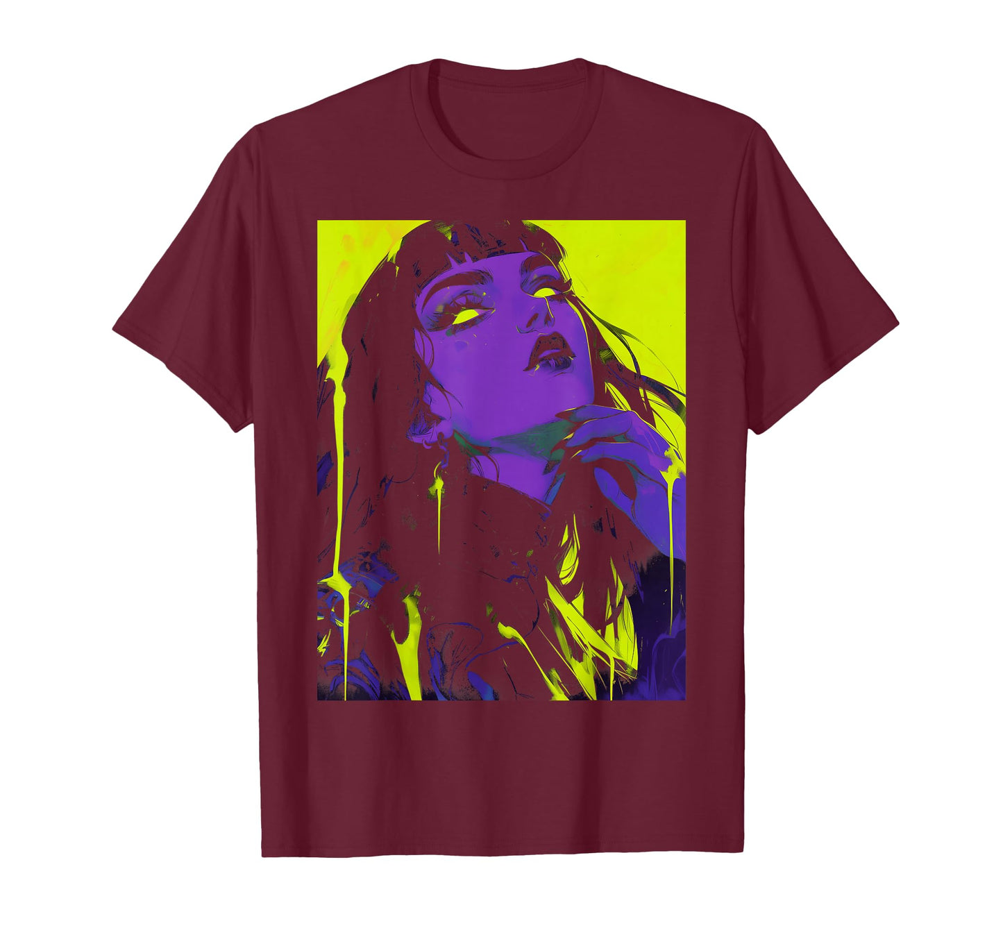 Cybergoth Cybercore Grunge Punk Goth Girl Alt Anime Manga T-Shirt