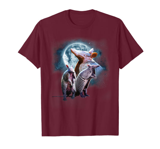 Armadillos Howling at the Moon Shirt - Funny Armadillo T-Shirt