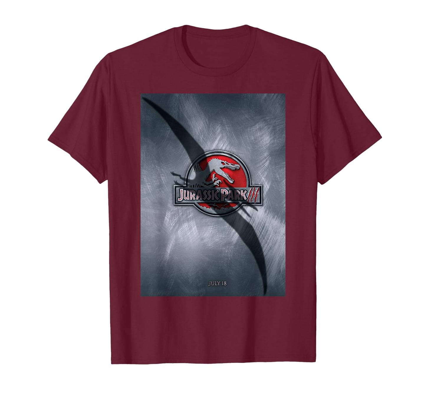 Jurassic Park 3 Movie Poster Pterodactyl Graphic T-Shirt T-Shirt