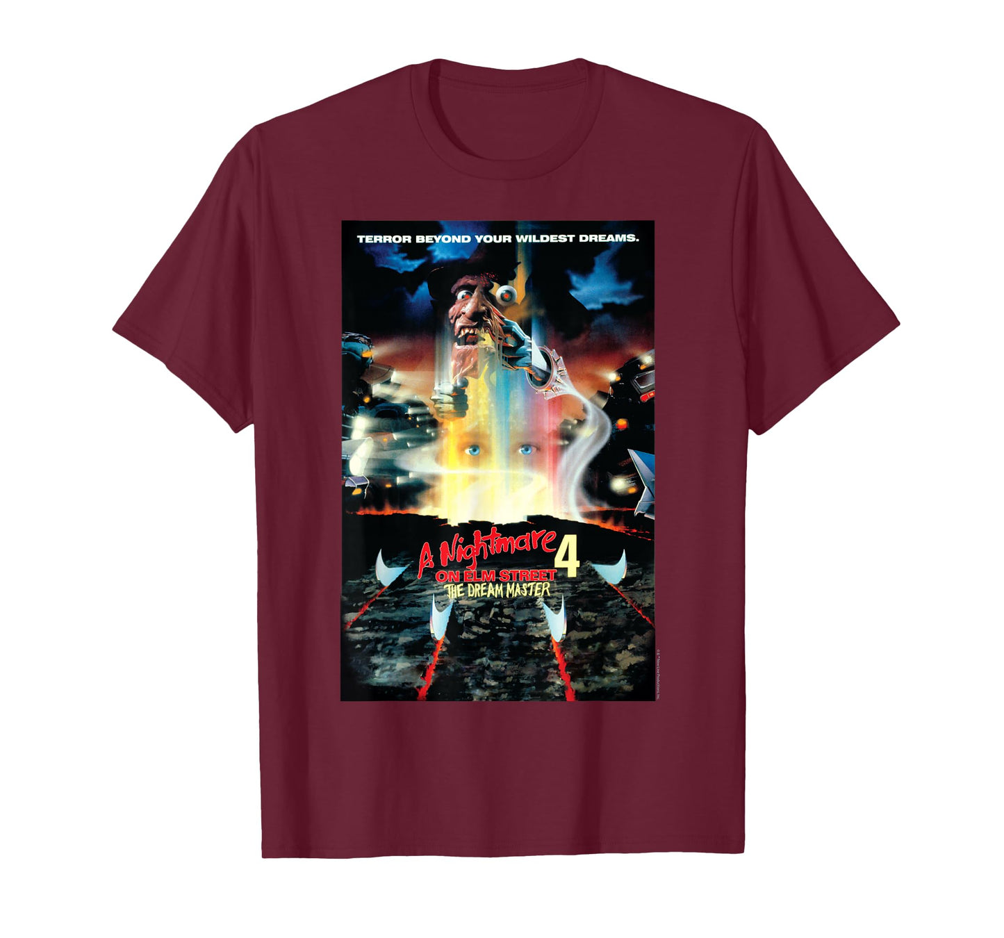 Nightmare on Elm Street Films - Movie Dream Master 4 Black T-Shirt
