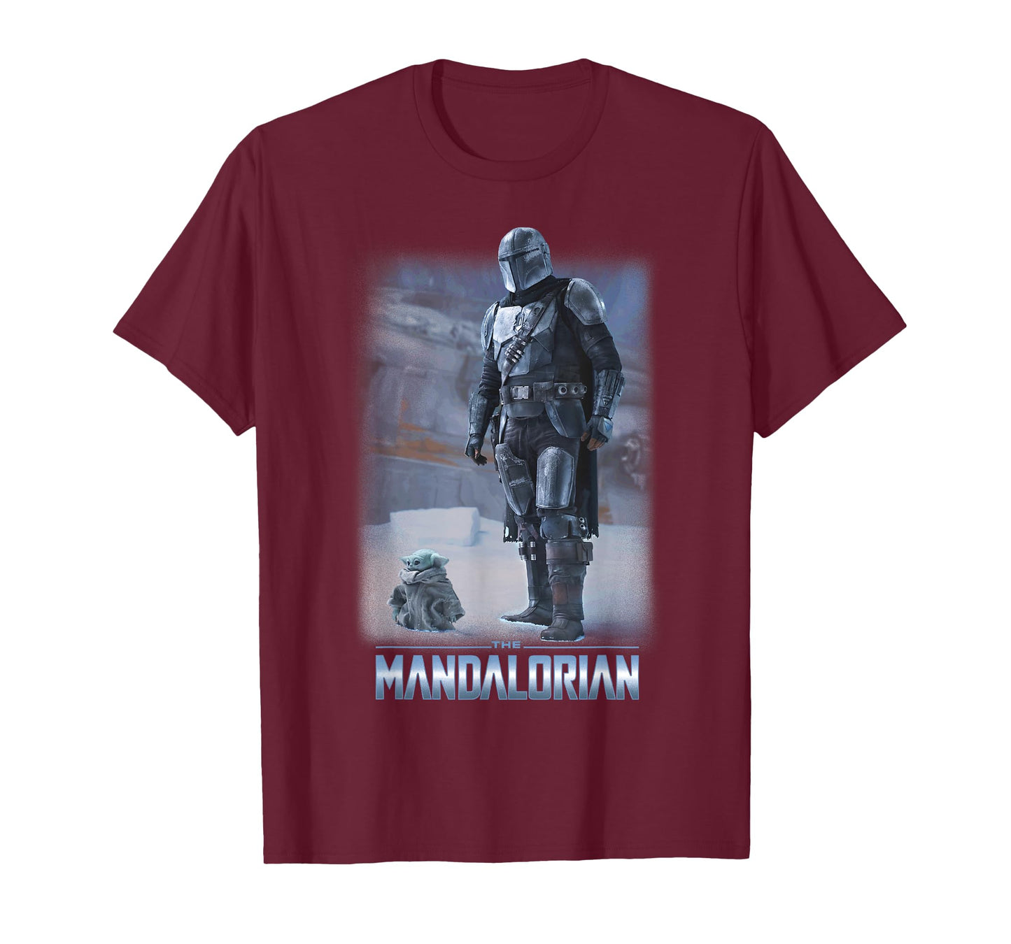 Star Wars: The Mandalorian & The Child Icy Portrait R12 T-Shirt