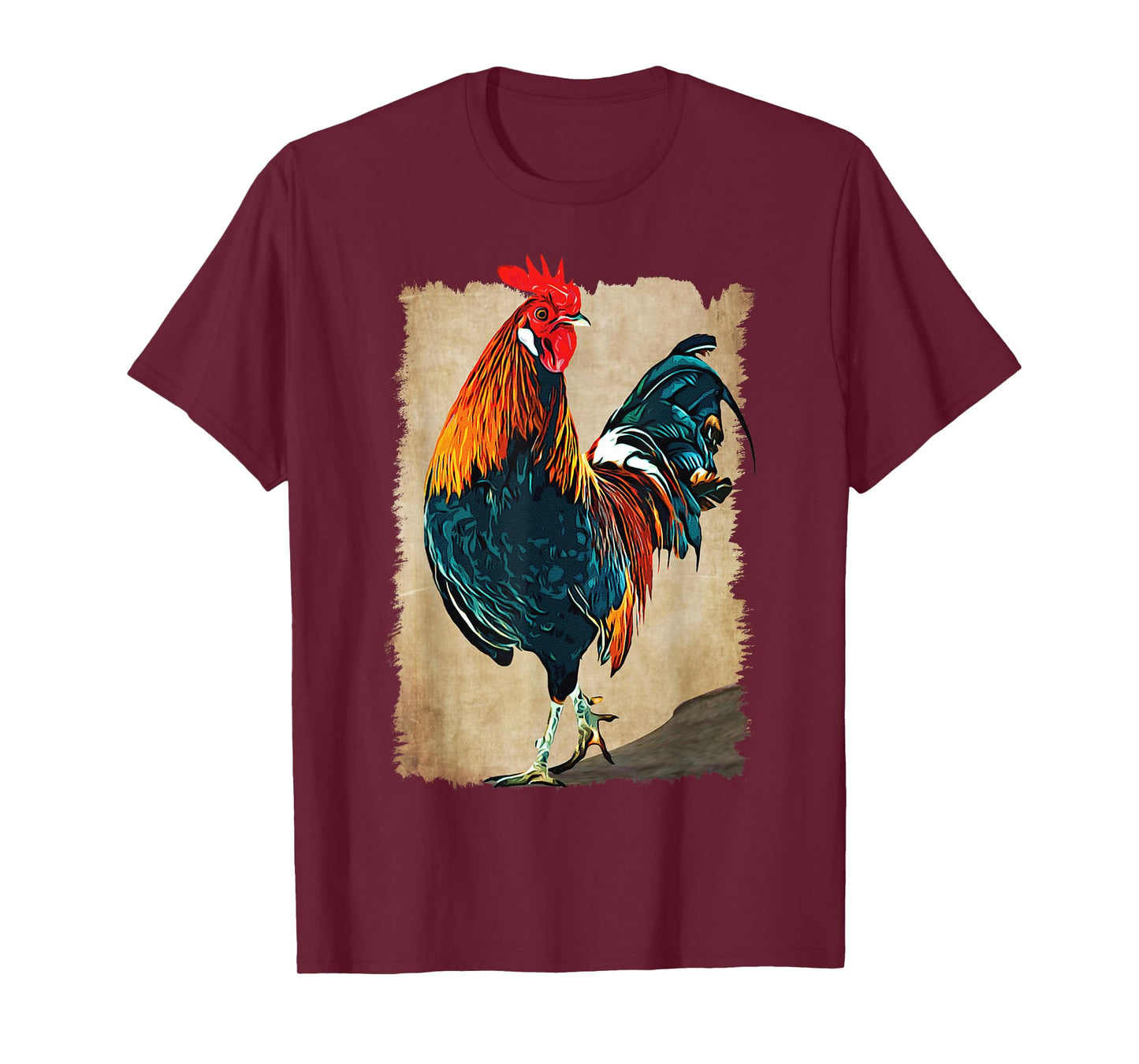 Rooster Shirt Cock Fight Chicken Vintage T-Shirt