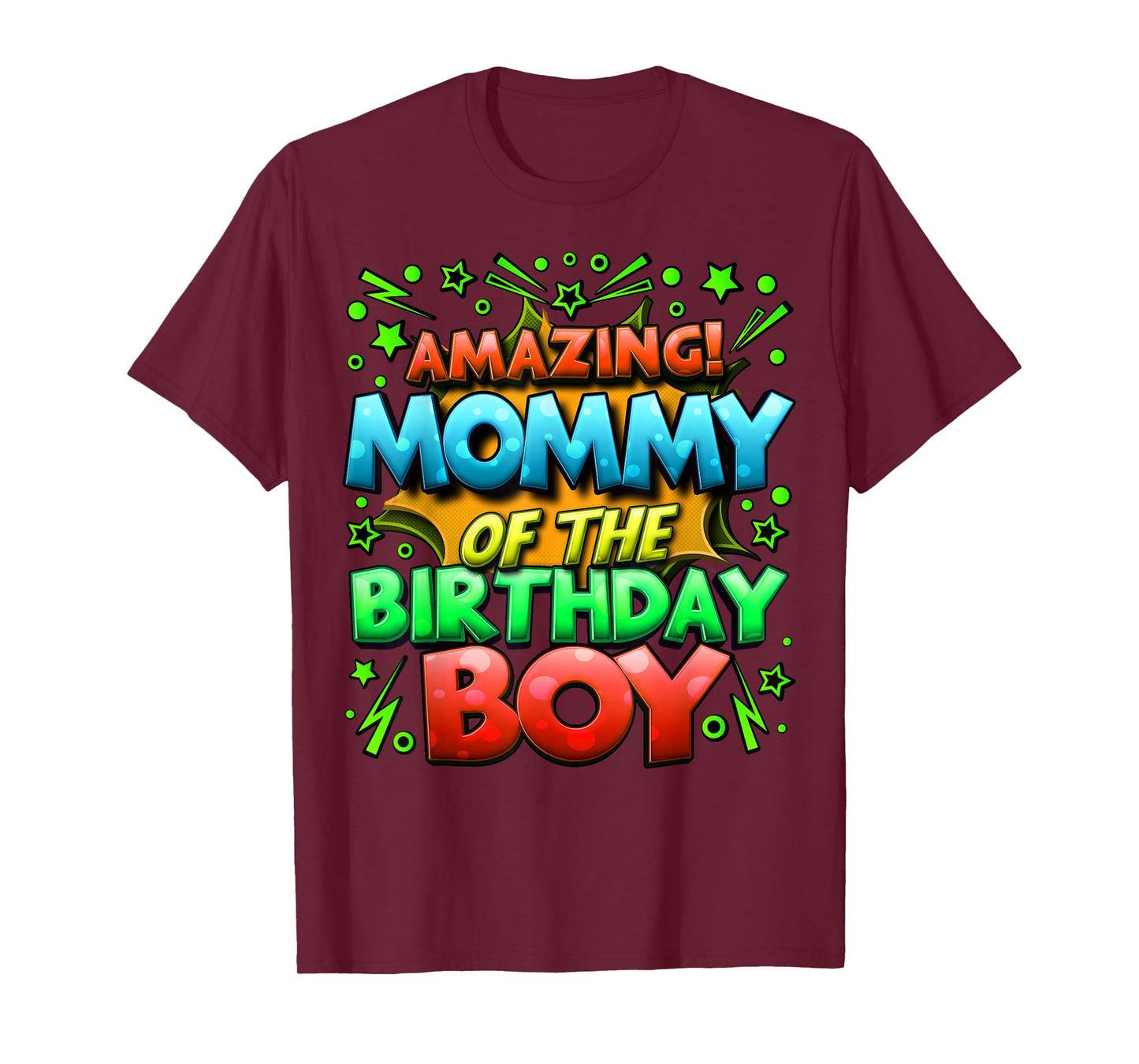 Mommy of the Birthday Boy Matching Family Mommy T-Shirt