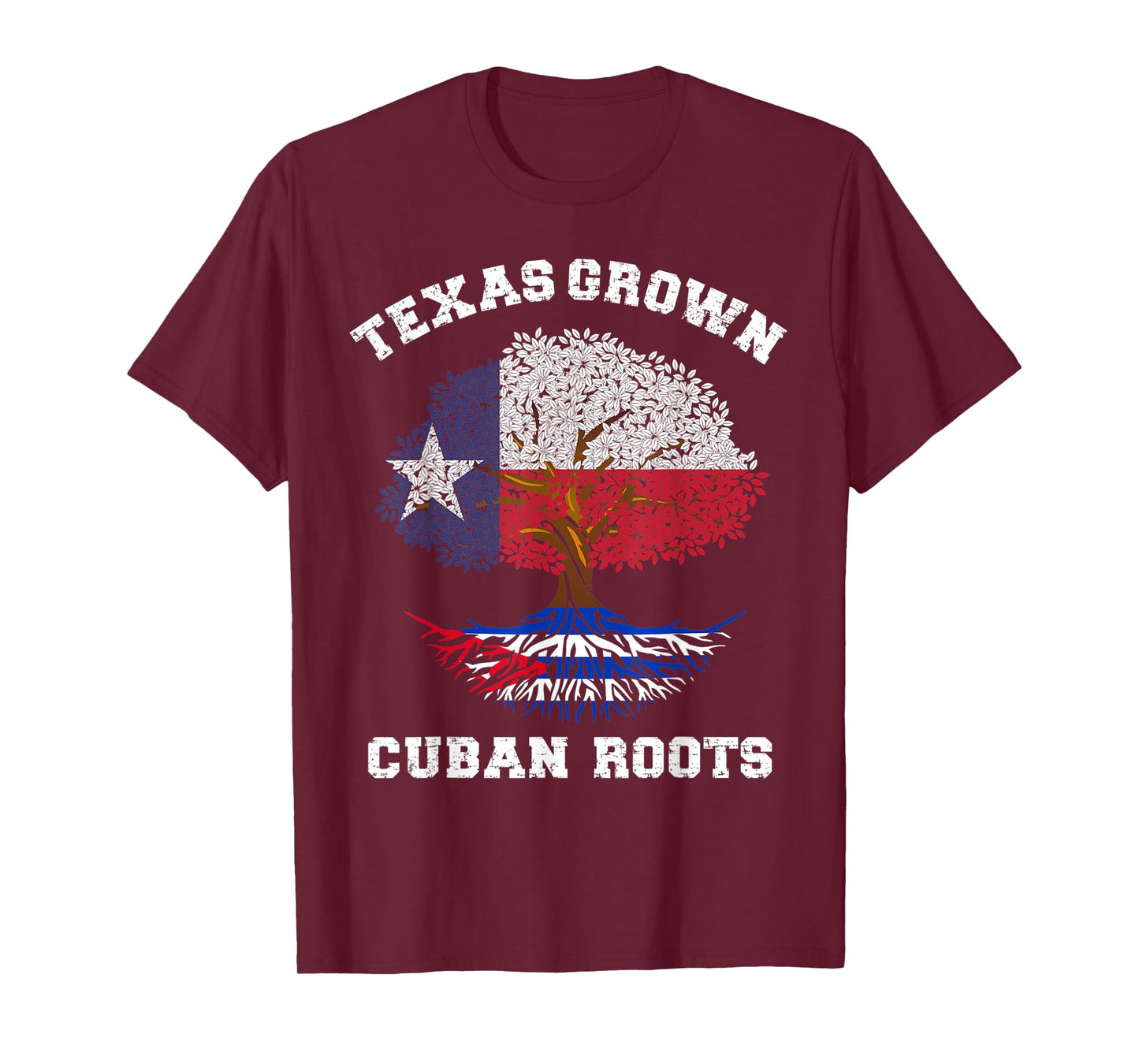 Texas Cuba Texan Cuban Texas grown Cuban roots T-Shirt