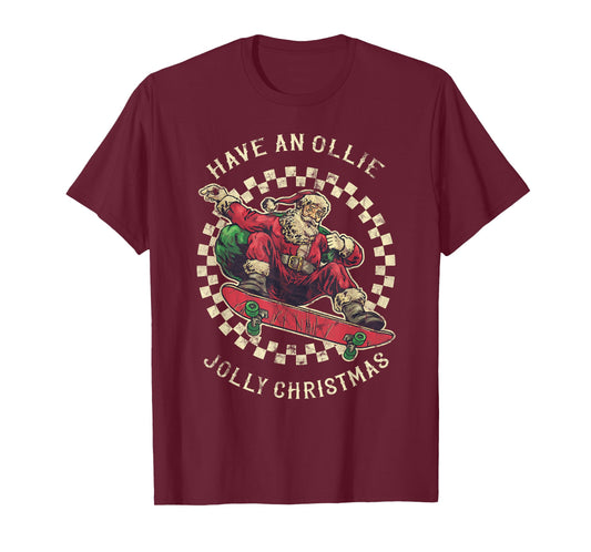 Have An Ollie Jolly Christmas Santa Claus T-Shirt