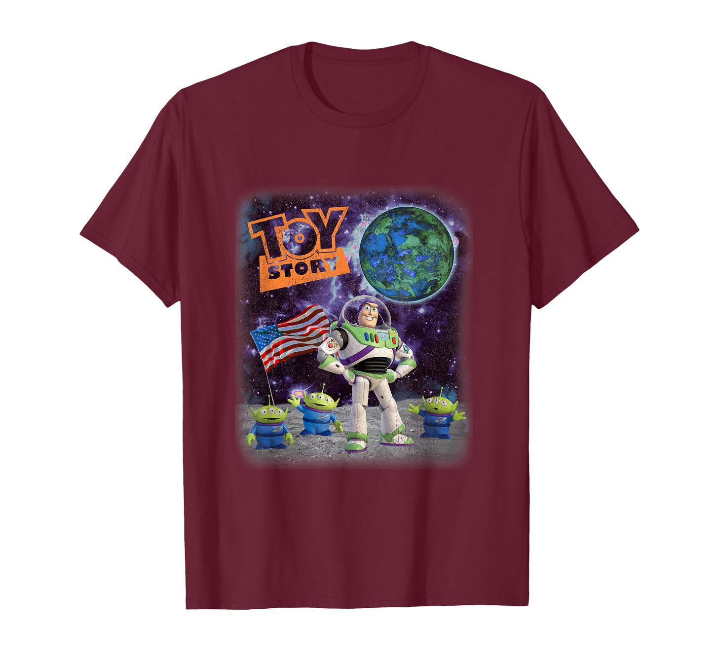 Disney Pixar Toy Story Buzz Lightyear Alien 4th of July T-Shirt