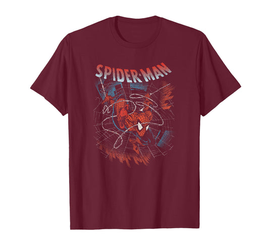 Marvel Spider-Man Web Slinging Action T-Shirt