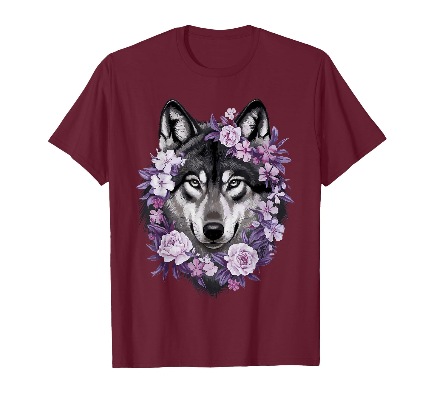 Cute Wolf Art For Women Girls Wof Pack Wolves Wolf Lover T-Shirt