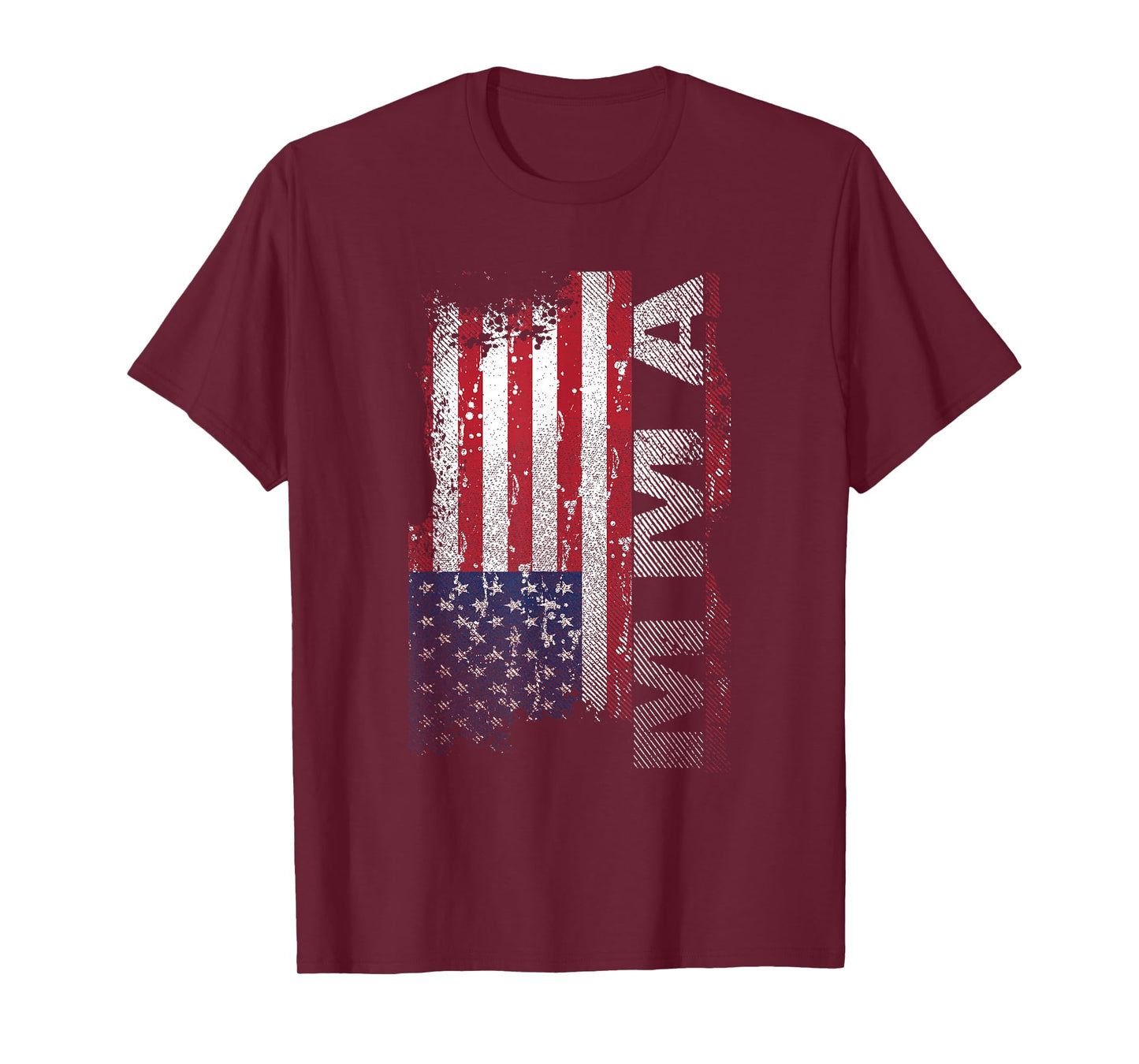 USA Flag MMA Mixed Martial Arts T-Shirt T-Shirt