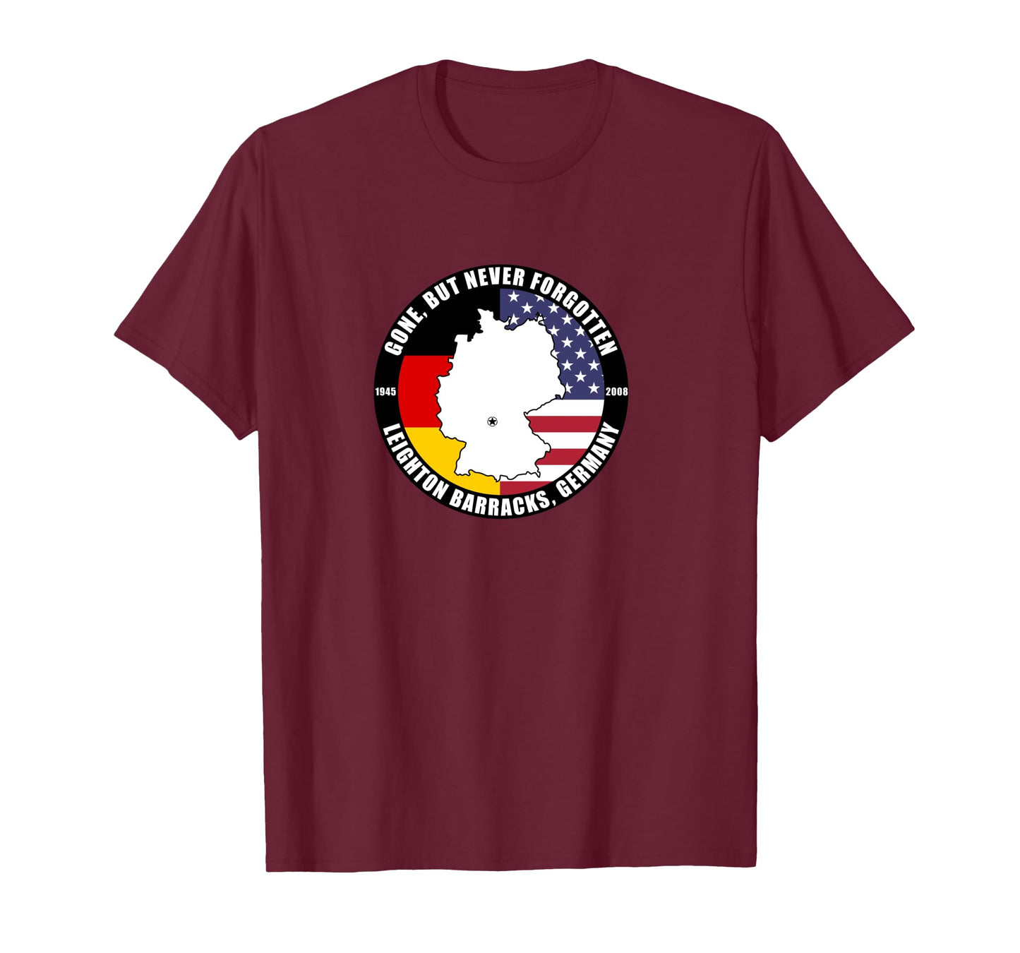 Leighton Barracks Germany Military Base Veteran Long Sleeve T-Shirt