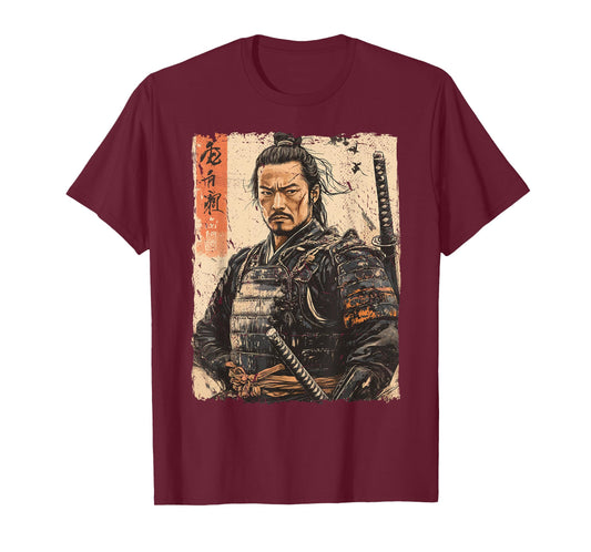 Samurai Warrior Japanese Ukiyo-e Artwork Samurai T-Shirt