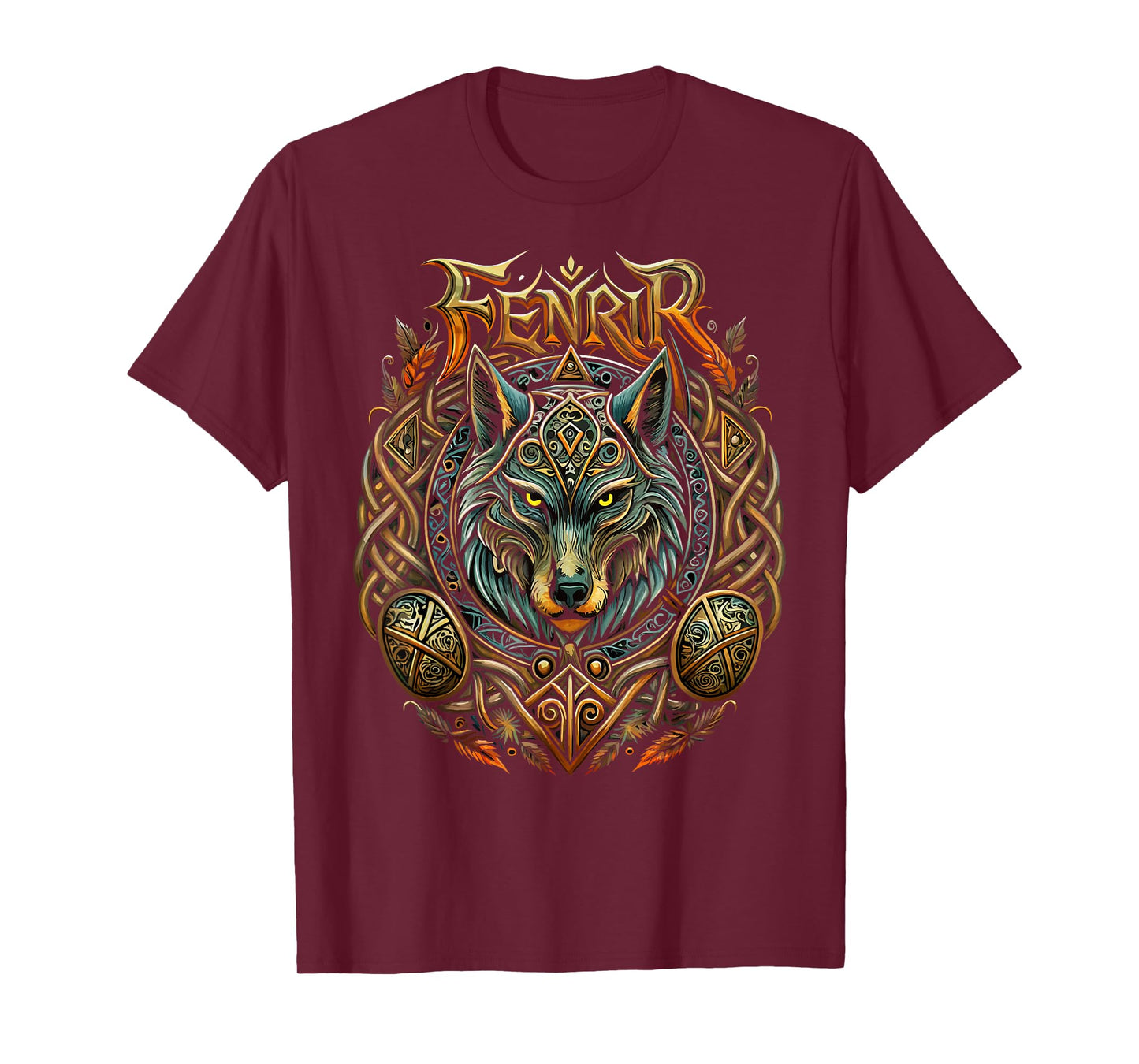 Wolf of Ragnarok – Norse Mythology & Fantasy Fenrir T-Shirt