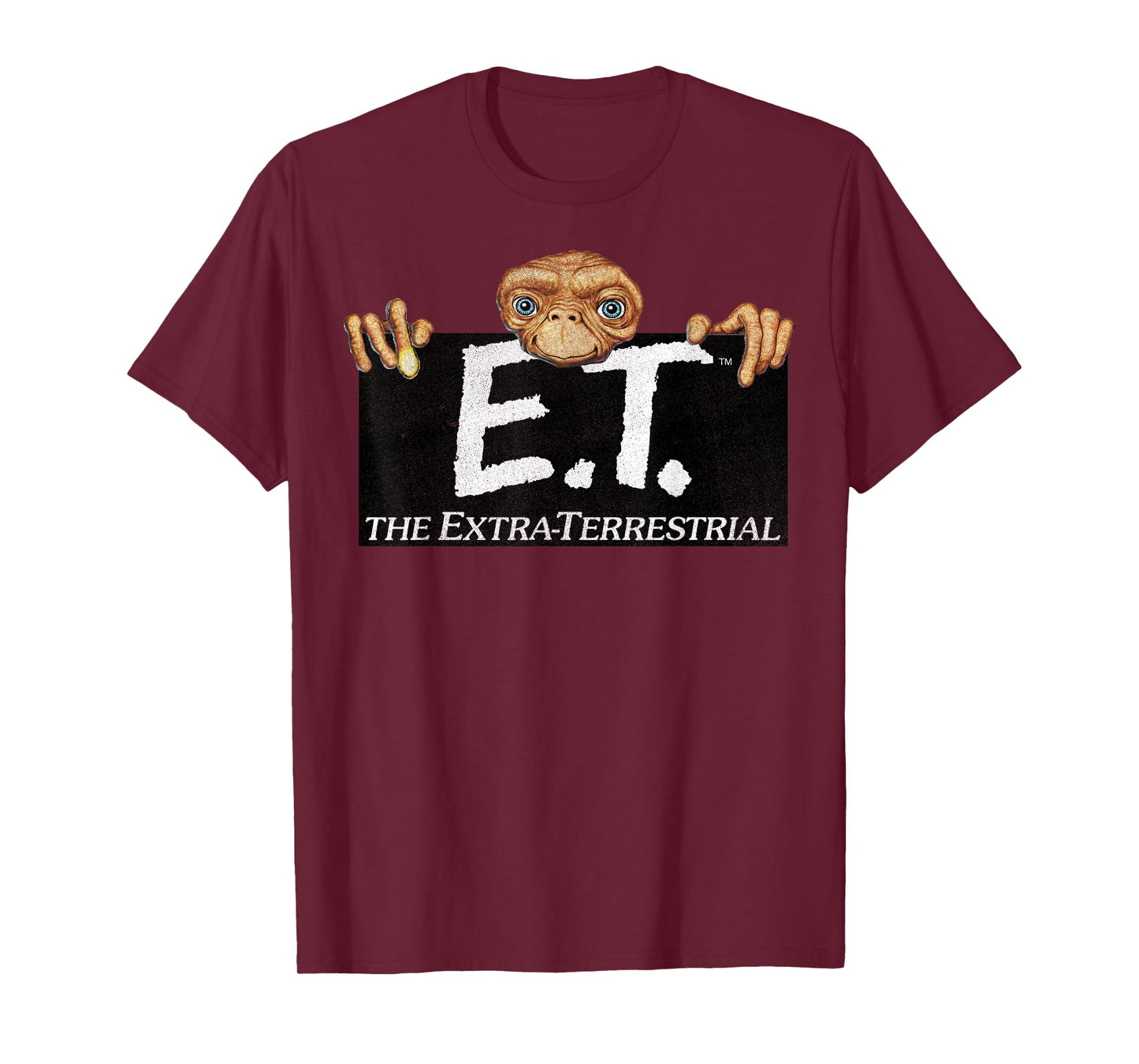 E.T. Terrestrial Hanging On A Movie Logo Graphic T-Shirt T-Shirt