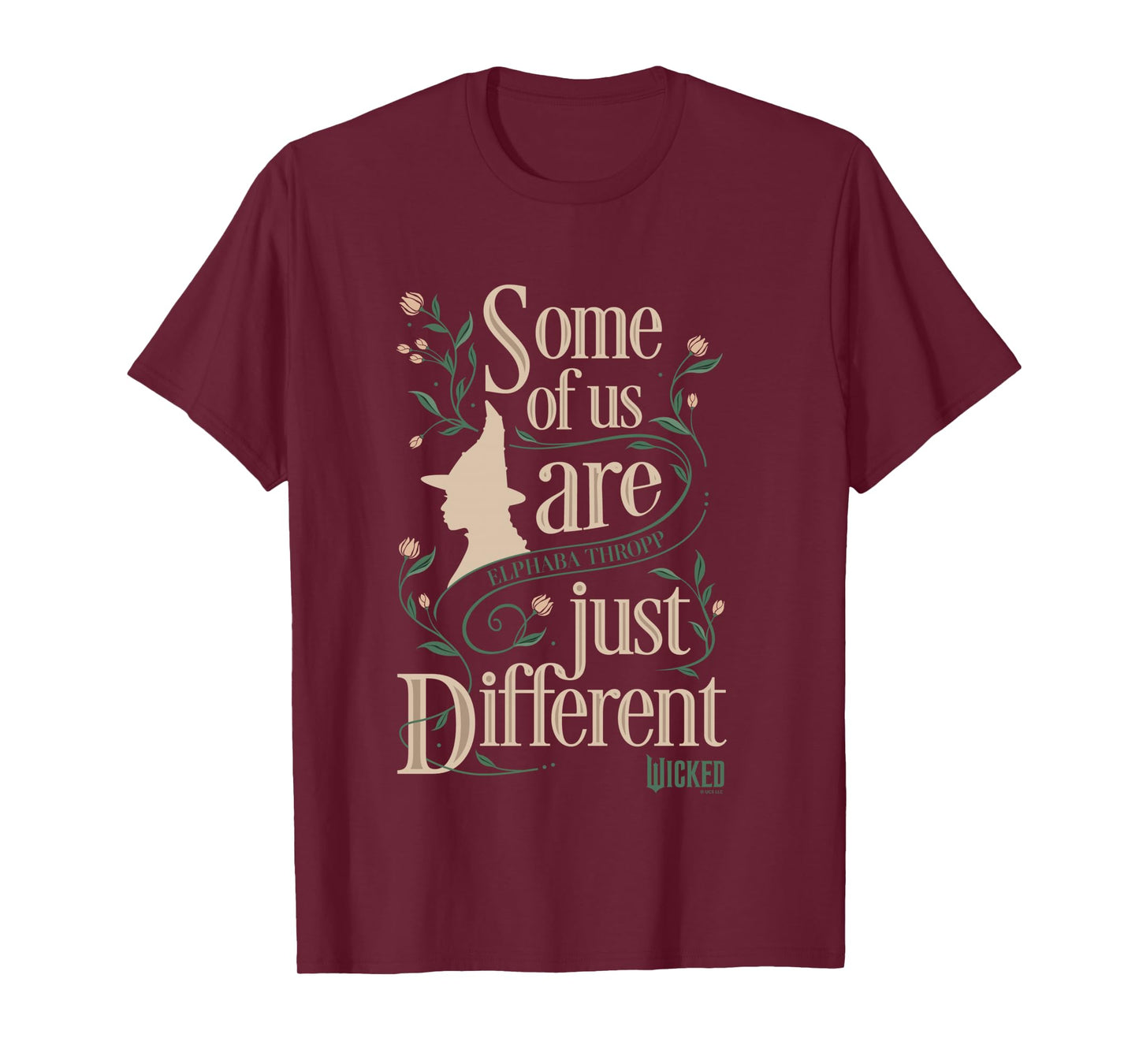 Wicked Some Of Us Are Just Different Elphaba Thropp Long Sleeve T-Shirt