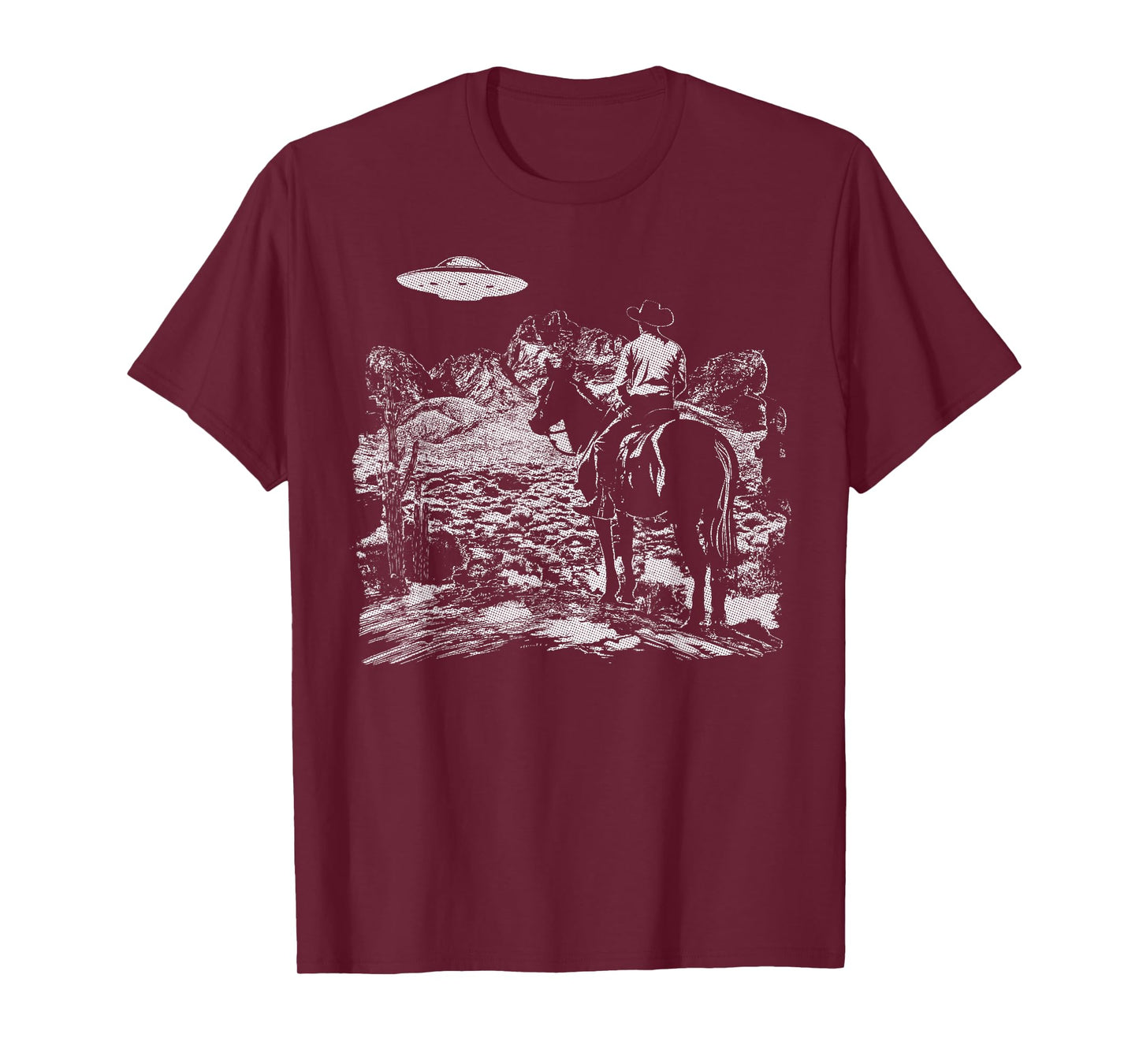 Cowboy UFO Howdy Partner Cowgirl Western Country T-Shirt