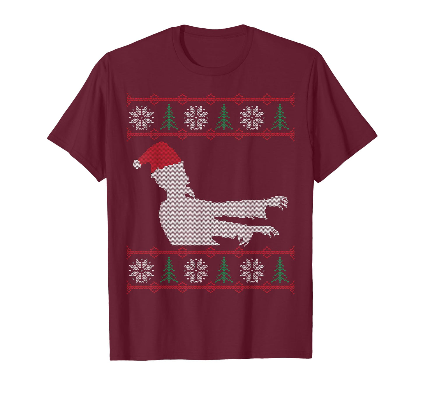 Zombie Santa Ugly Christmas T-Shirt