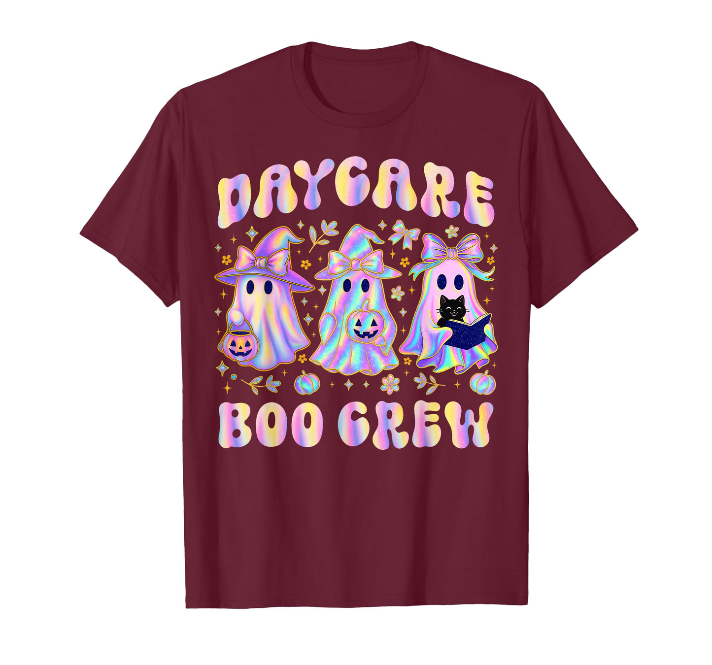 Boo Crew Daycare Teacher Matching Halloween Costume Ghost T-Shirt