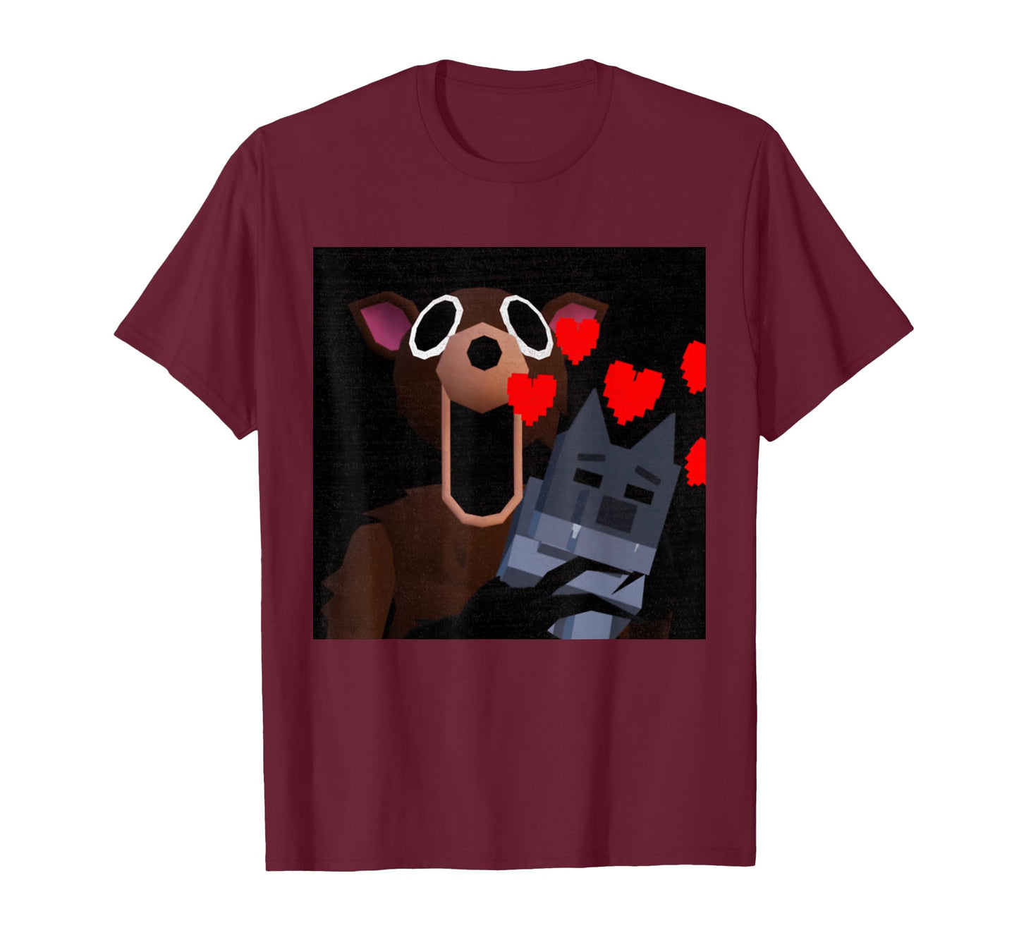 99 Night Halloween Gamer Deer in The Forest Kids Funny T-Shirt