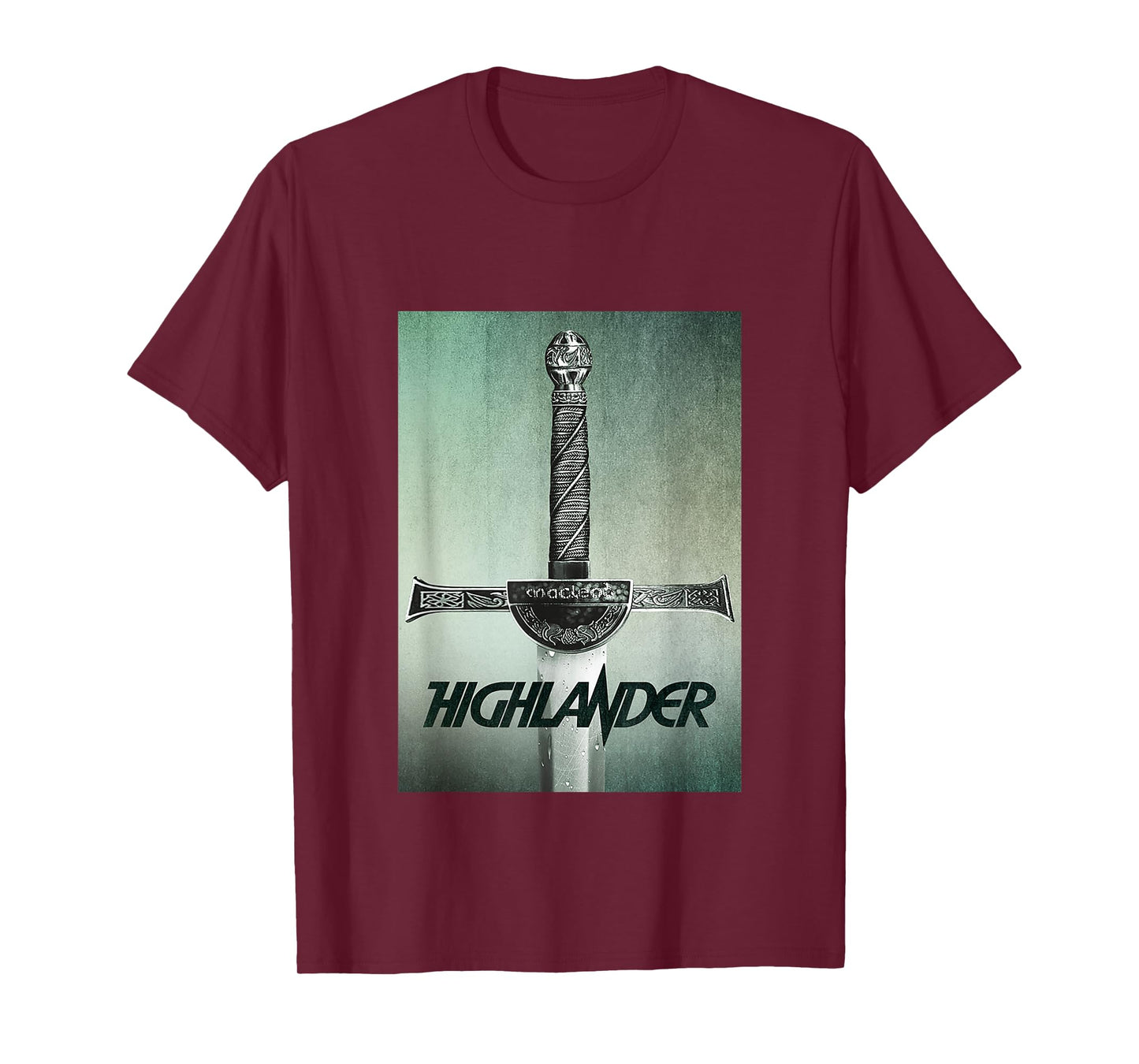 Highlander 1986 Macleod Broadsword T-Shirt