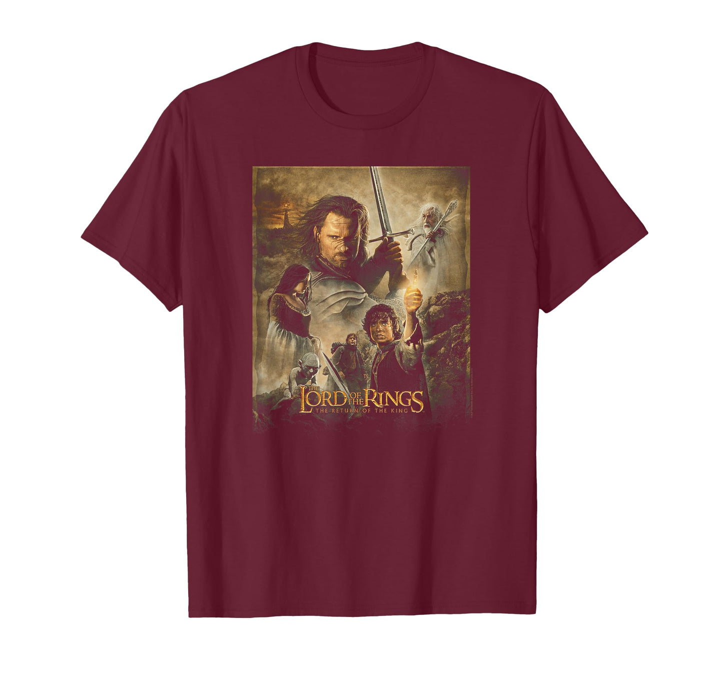 Lord of The Rings Return of The King Poster T-Shirt