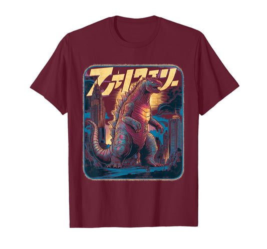 Retro Vintage Japanese Art Legendary Rare Kaiju T-Shirt