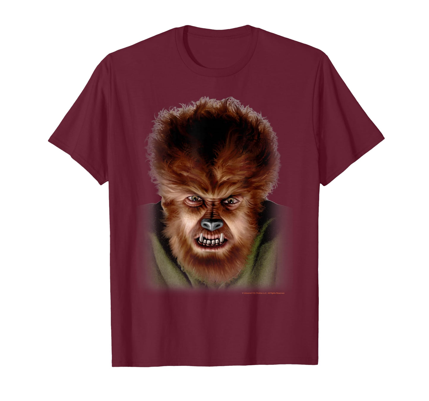 Universal Monsters The Wolf Man Face T-Shirt