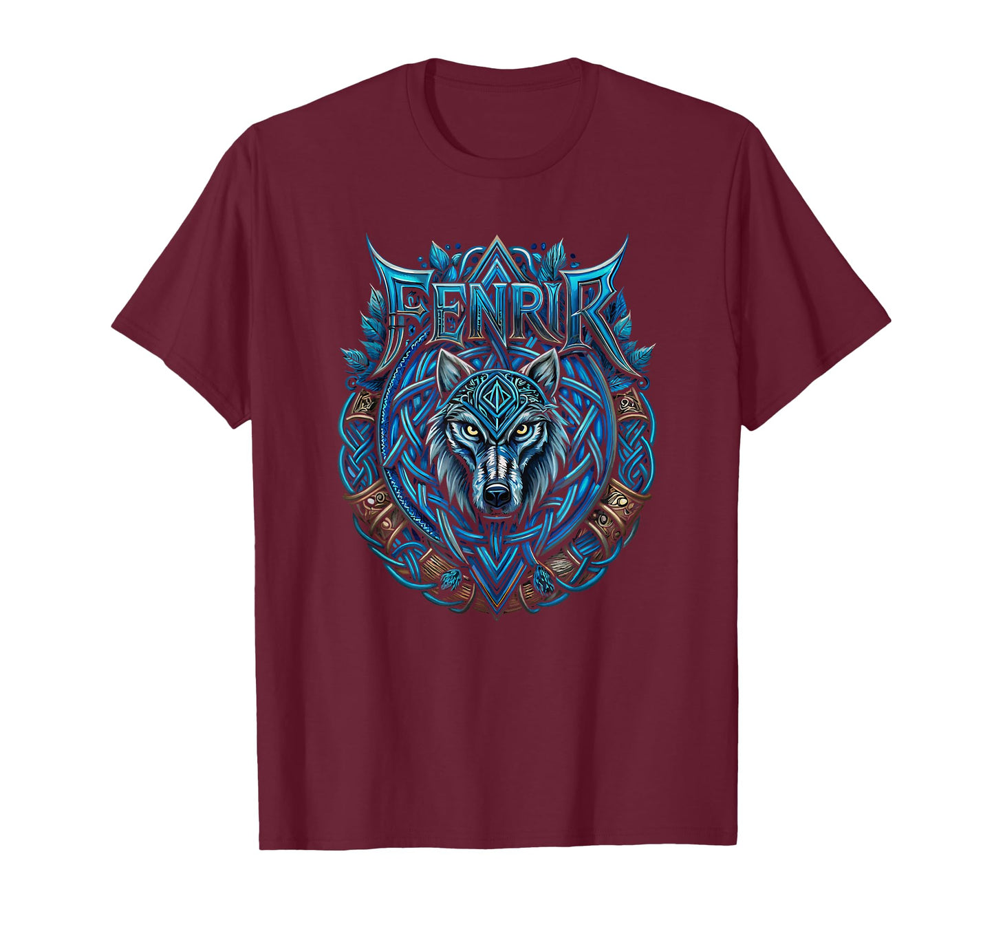 Celtic Viking Fenrir Ragnarok Wolf Fantasy – Norse Fantasy T-Shirt