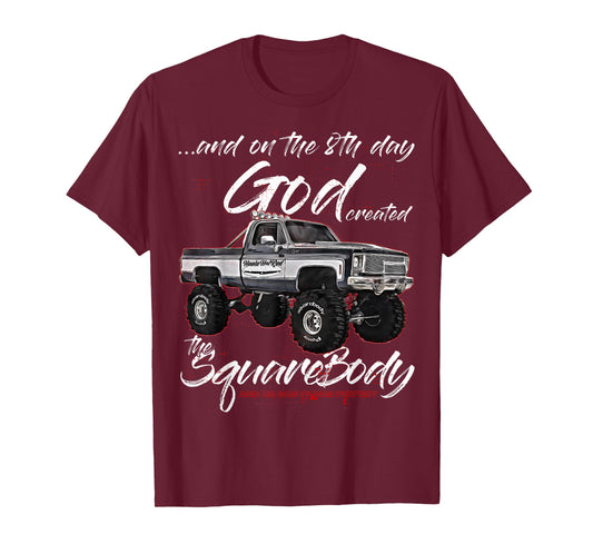 CLICK FOR MORE HOTRODS CUSTOM MUSCLE CARS TRUCKS 8th God,Jimmy,Squarebody Truck,Suburban,Blazer,Silverado,K5 T-Shirt