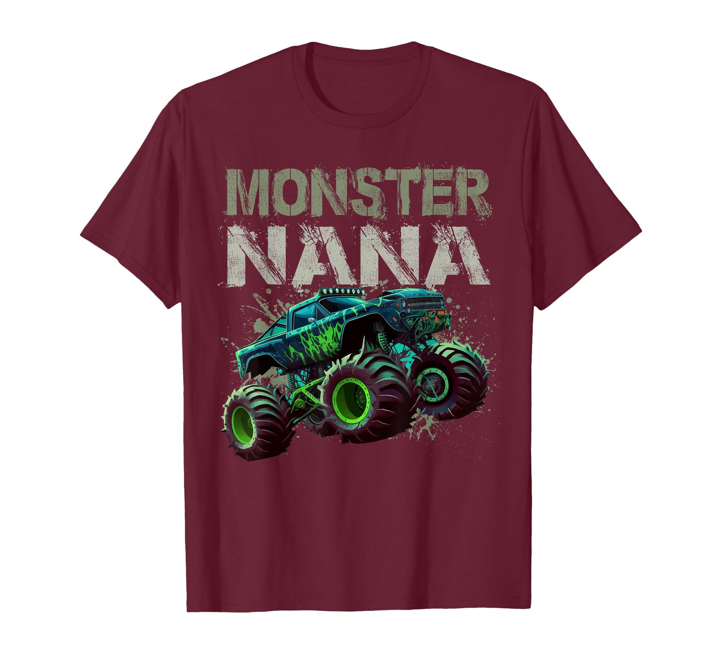 Monster Truck Nana Family Matching Monster Truck Lovers T-Shirt
