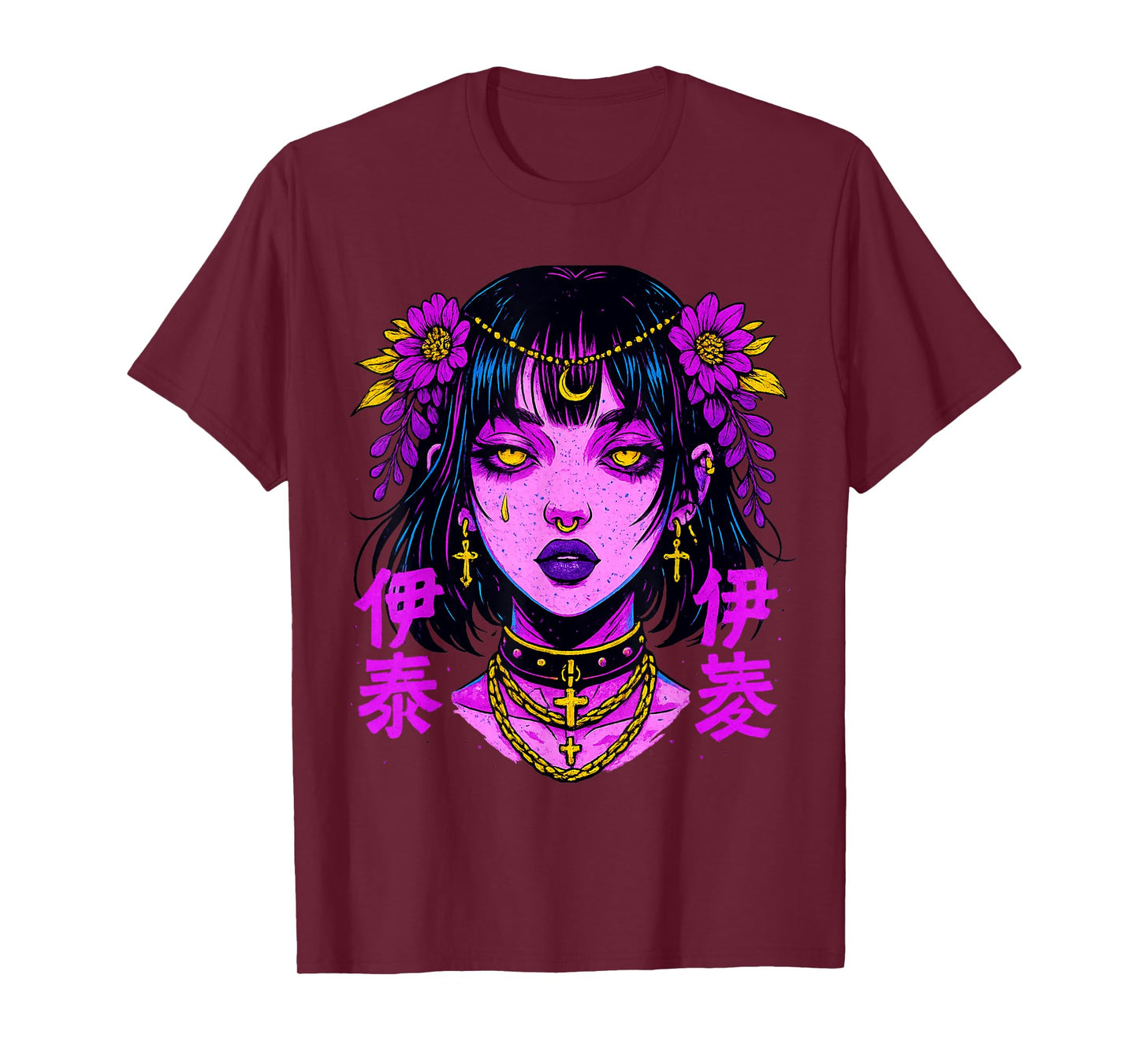 Japanese Futuristic Fashion | Retro Techwear | Anime Manga T-Shirt