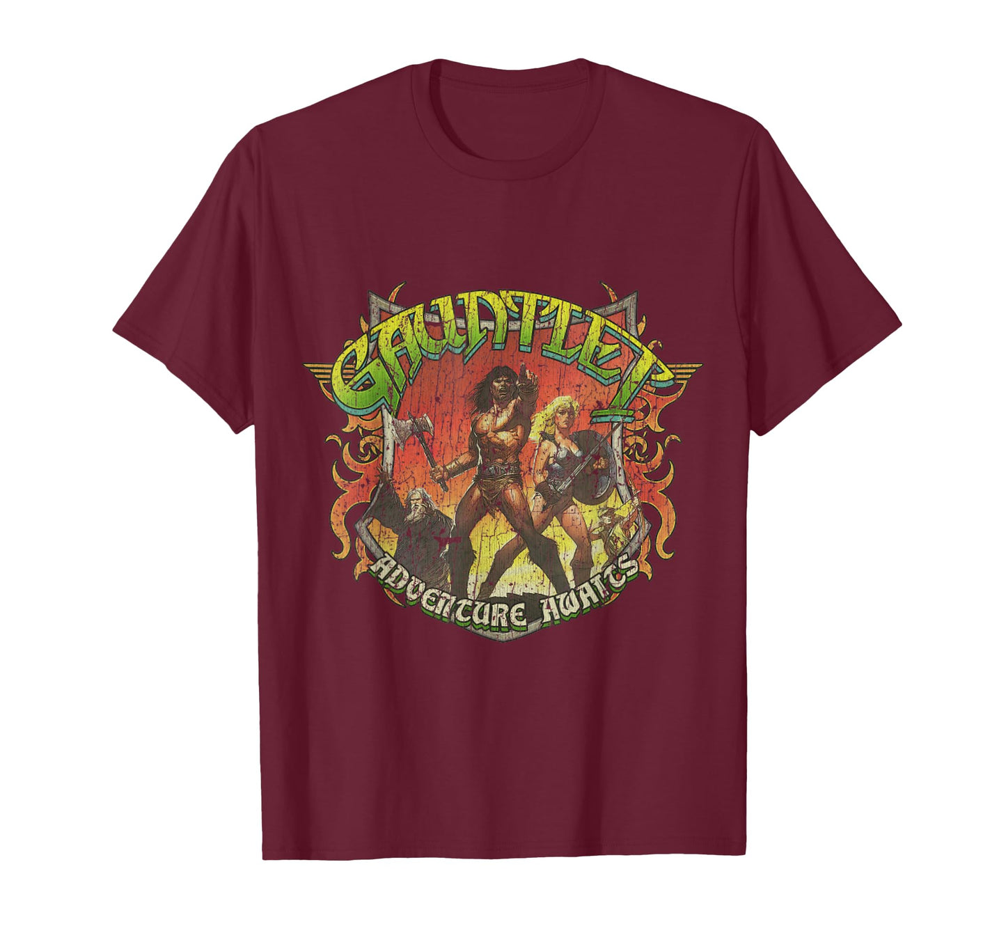 Gauntlet Adventure Awaits 1985 T-Shirt