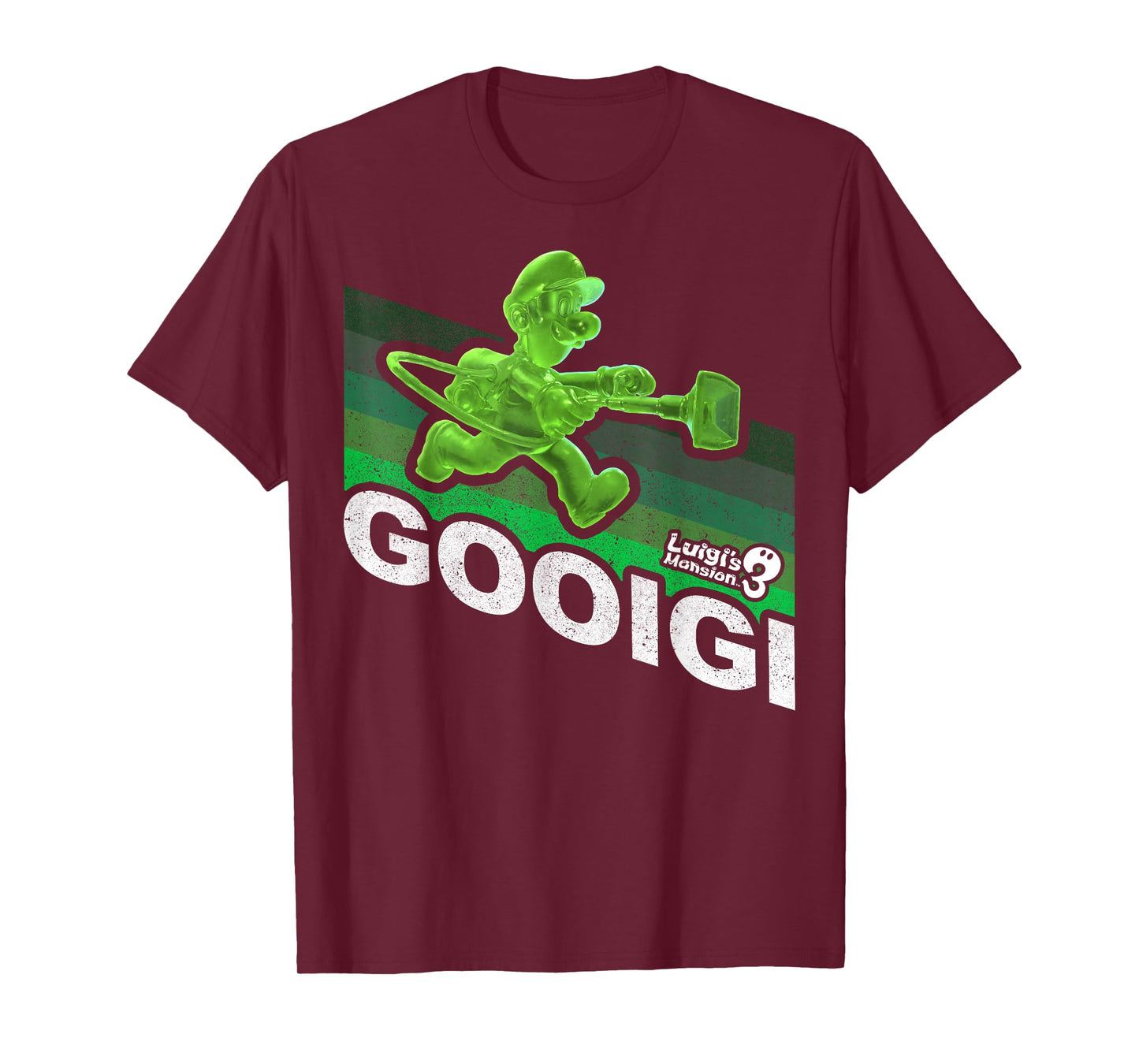 Luigi's Mansion 3 Gooigi Retro Line T-Shirt