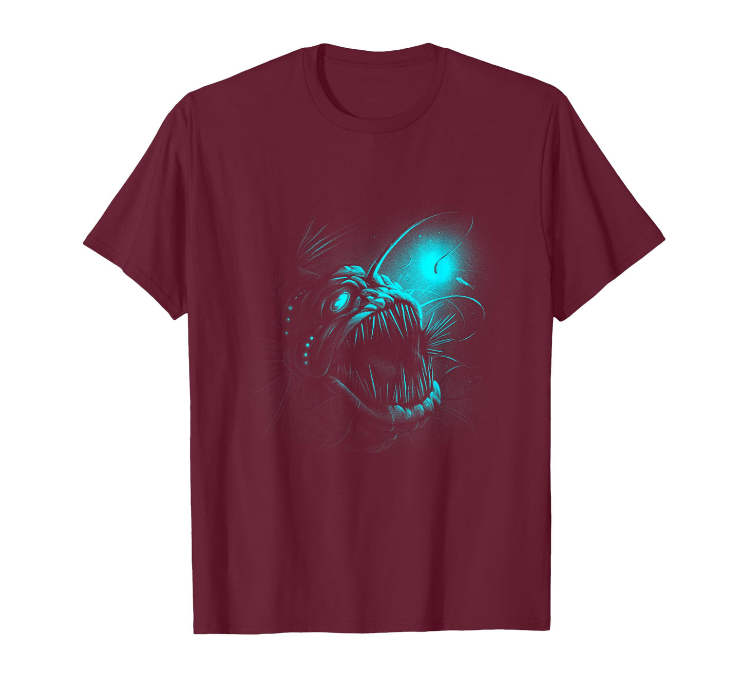 Anglerfish Deep Sea Creatures Angler Fish Ocean Sea Monster T-Shirt