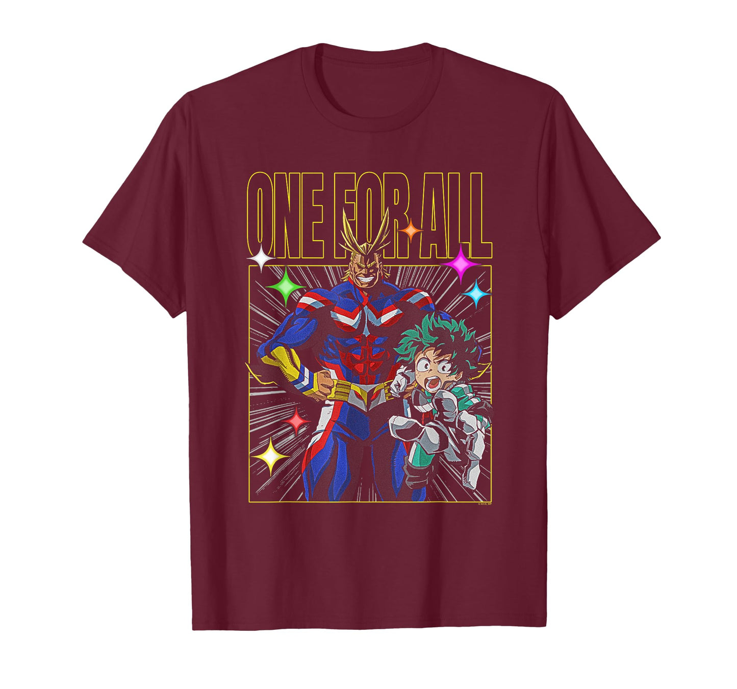 My Hero Academia All Might and Deku One for All Anime T-Shirt