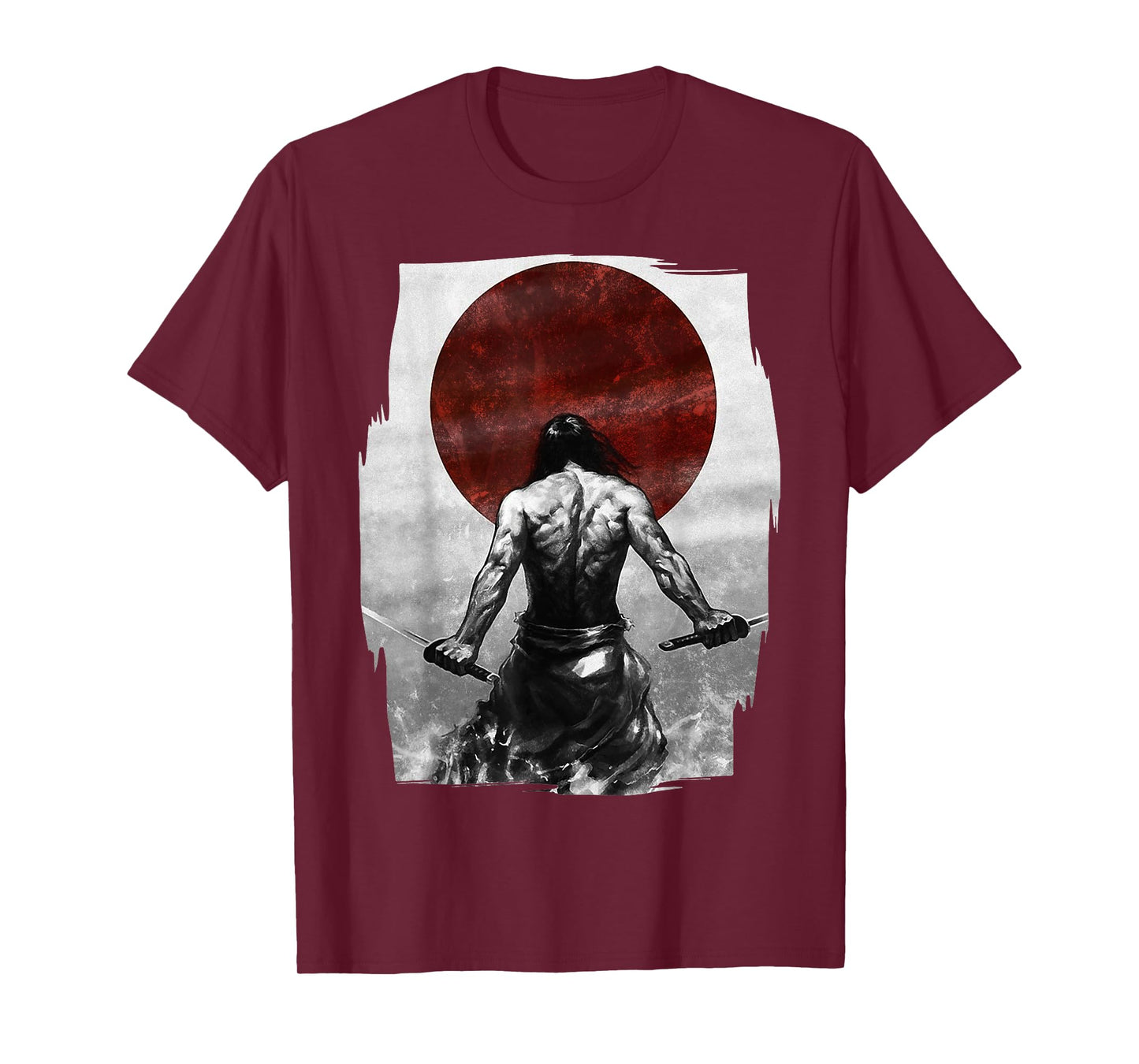 Samurai Warrior Vintage Fighter Retro Bushido Japanese T-Shirt