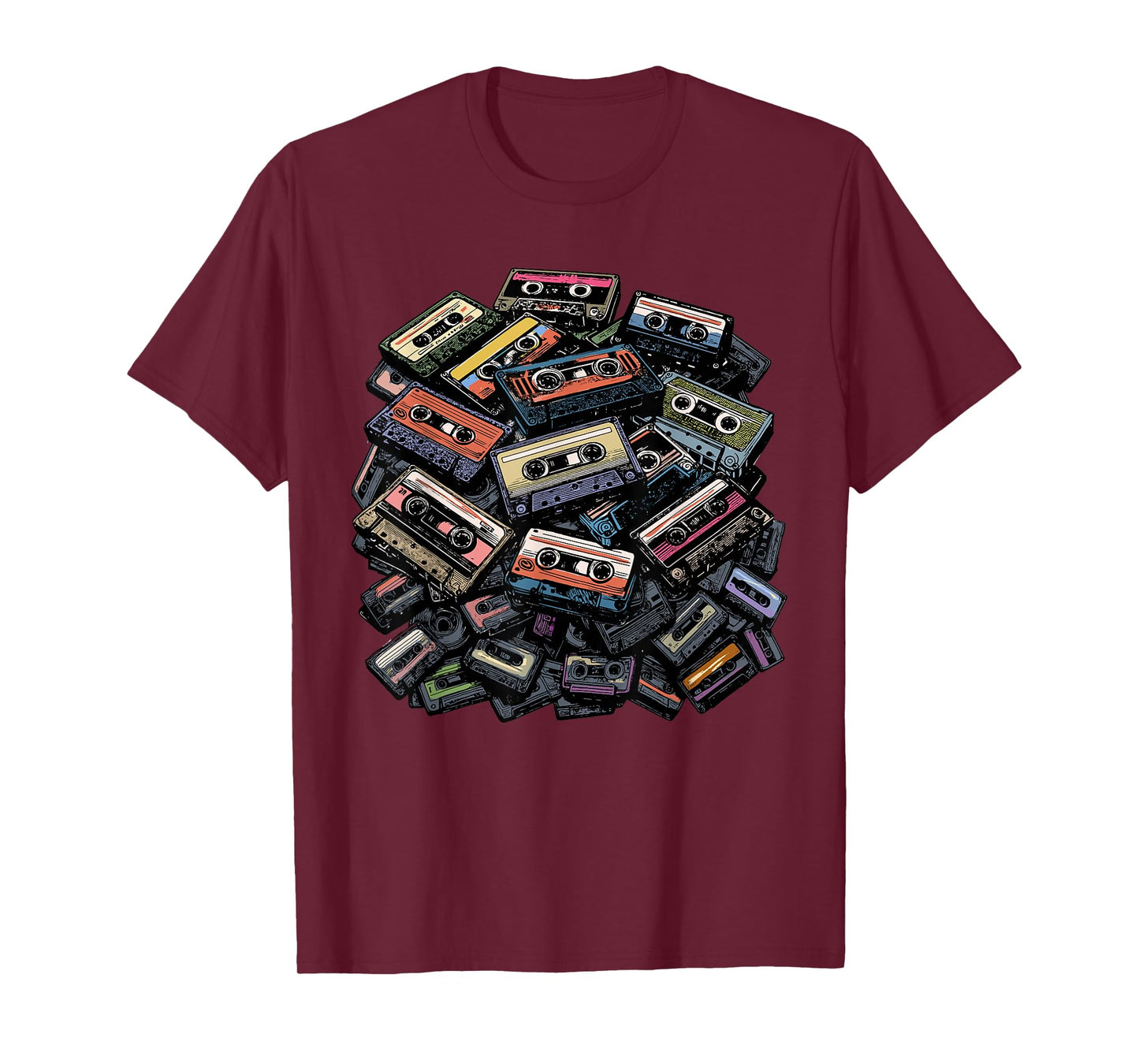 Mixtapes Shirt Vintage Cassette Tapes 1980s Radio Music T-Shirt