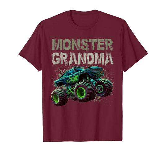 Monster Truck Grandma Family Matching Monster Truck Lovers T-Shirt