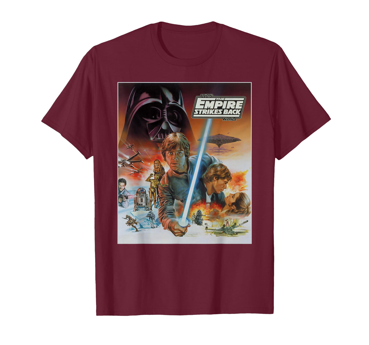 Star Wars The Empire Strikes Back Luke Skywalker Vintage T-Shirt