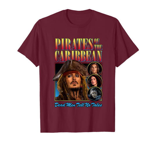 Disney Pirates of the Caribbean Dead Men Tell No Tales T-Shirt