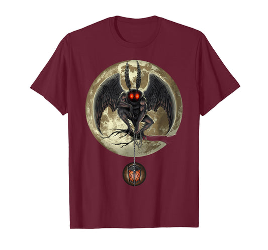 Mothman Cryptozoology Cryptid Creature Cryptozoologist T-Shirt