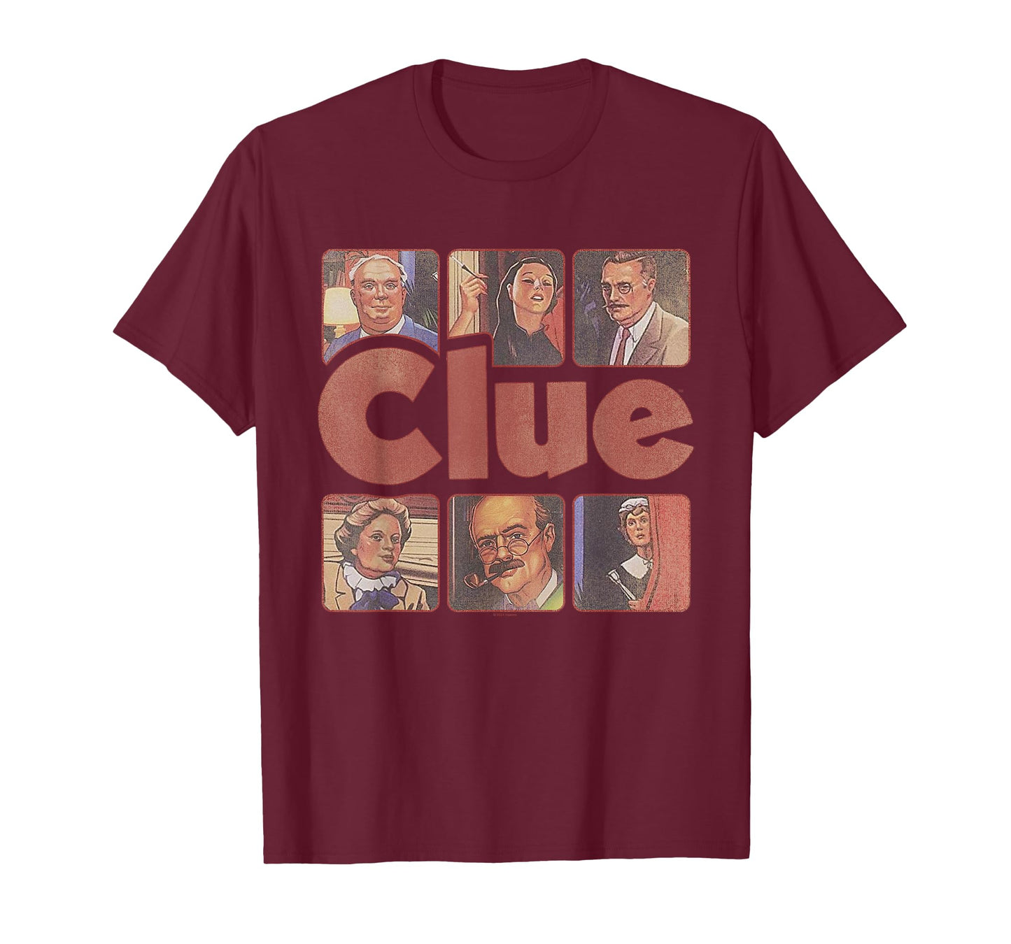 Clue Characters from 1986 T-Shirt
