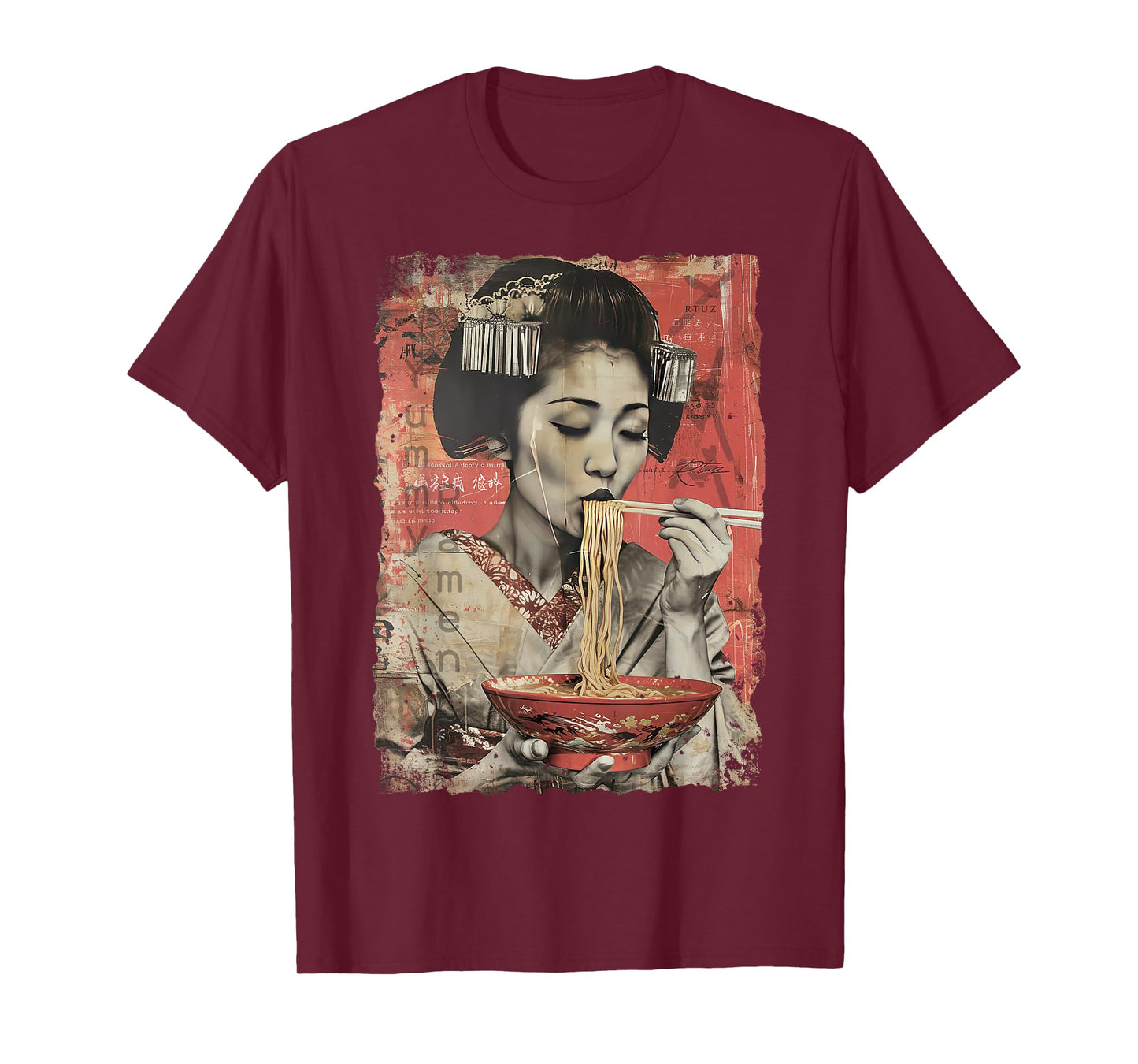 Japanese Ramen Noodles Otaku Y2K Fashion Kawaii Manga Anime T-Shirt