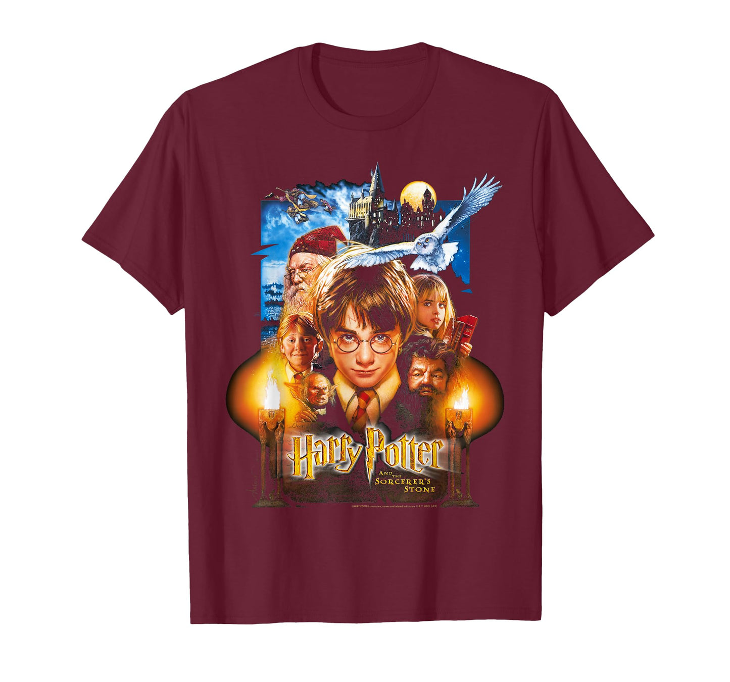 Harry Potter And The Sorcerer's Stone Poster T-Shirt